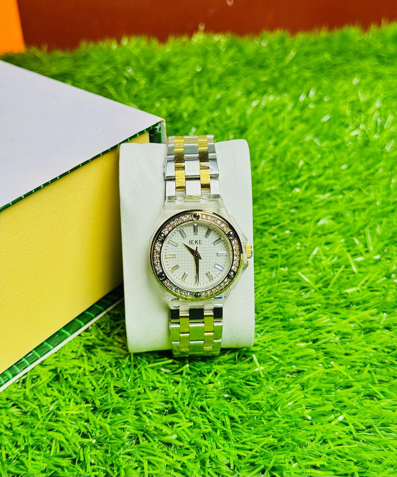 IEKE Crystal Luxe Two-Tone Women’s Watch