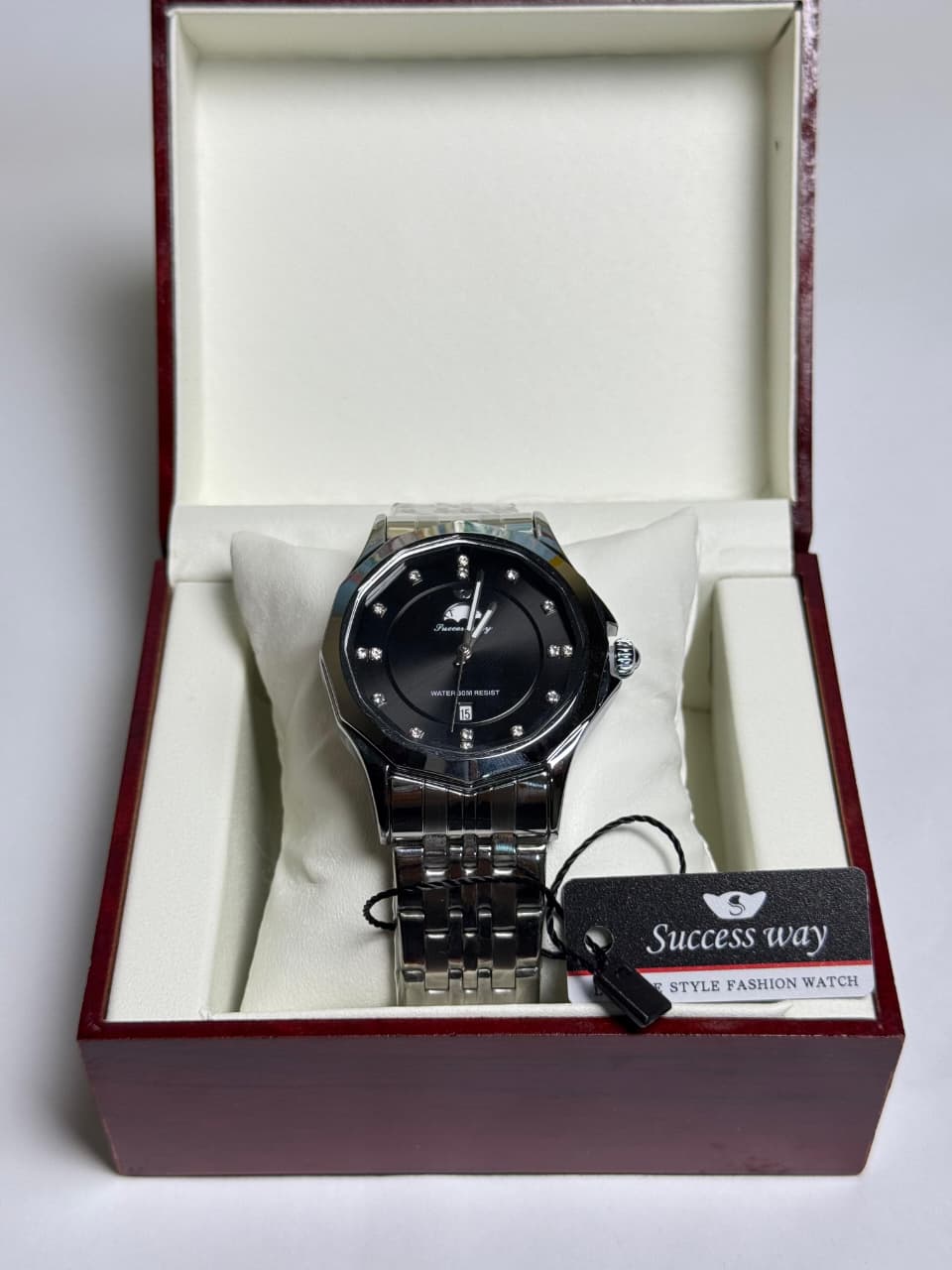 SUCCESS WAY DIAMOND CUT MENS Watch